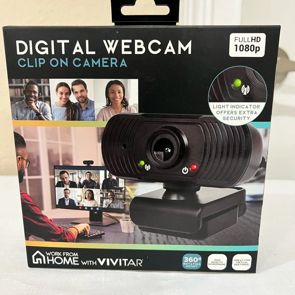 New in Box: Vivitar Digital Webcam with Clip